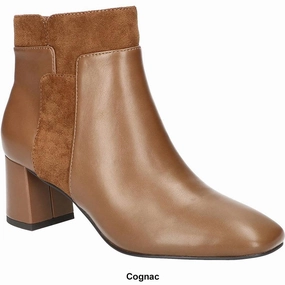 Medley Womens Block Heel Faux Leather Ankle Boots Comfortable Grip Rugged And Durable