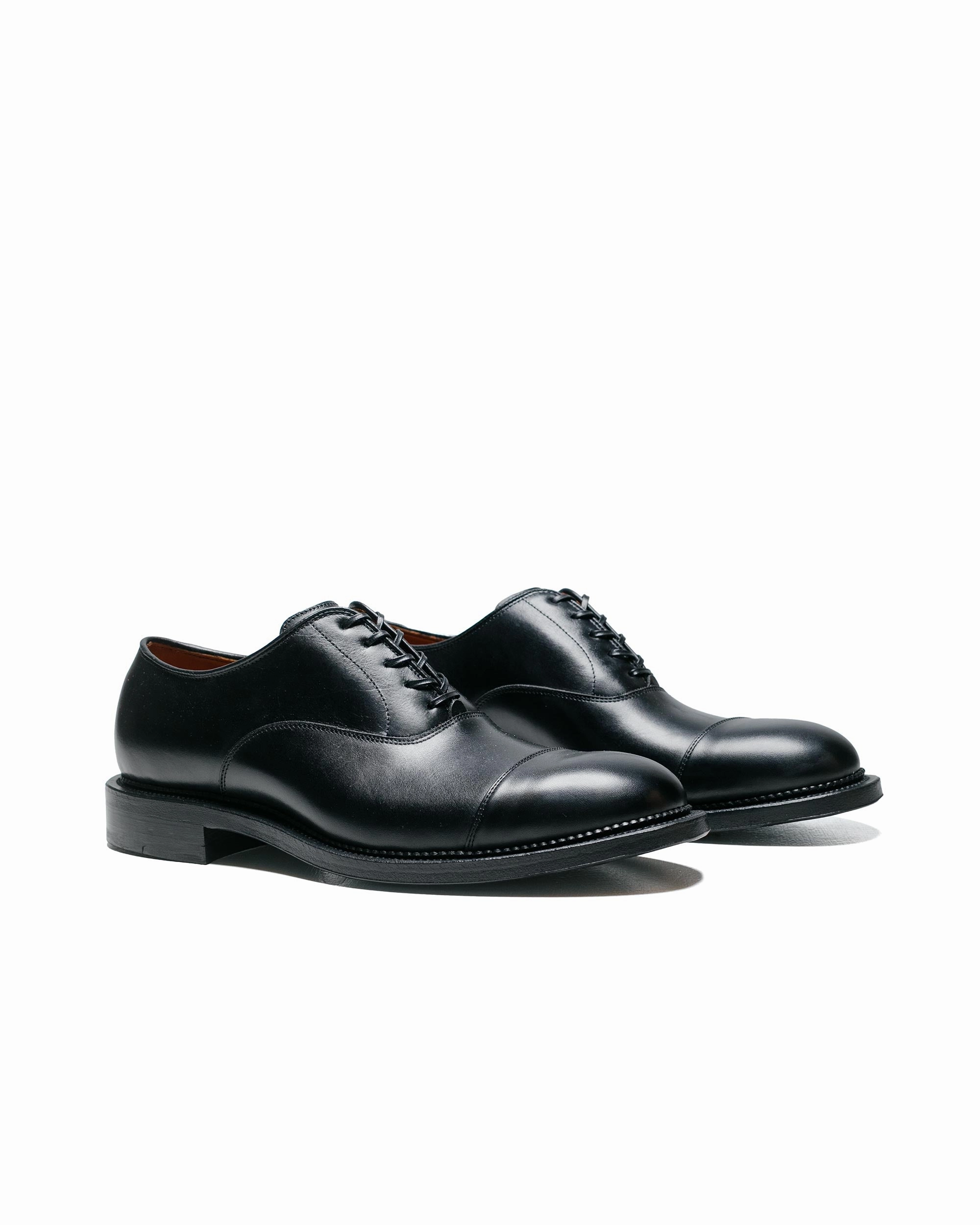 Viberg Bastion Oxford Black French Calf water proof