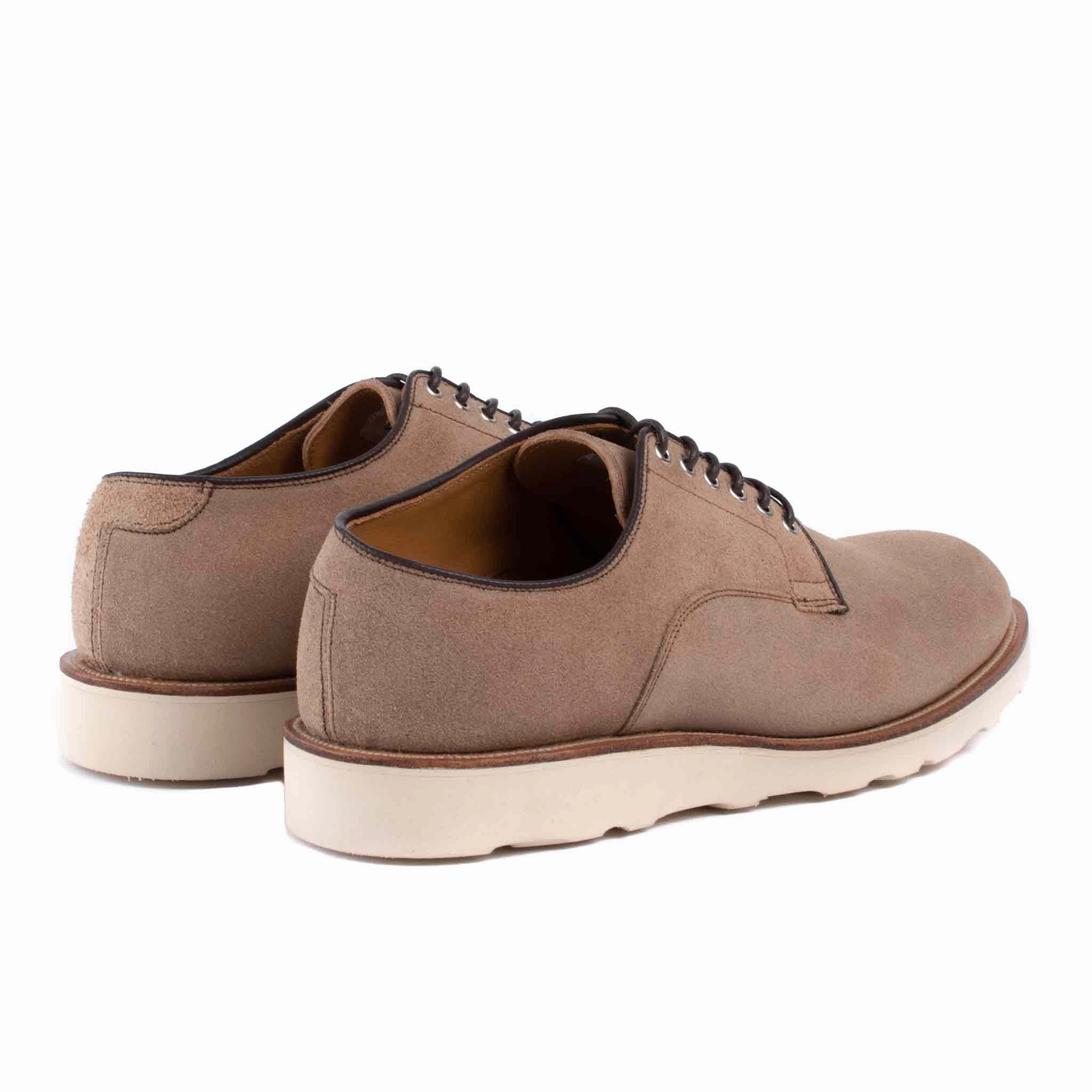 Viberg Natural Chromexcel Roughout Derby Shoe Cactus Cool Baby Soft
