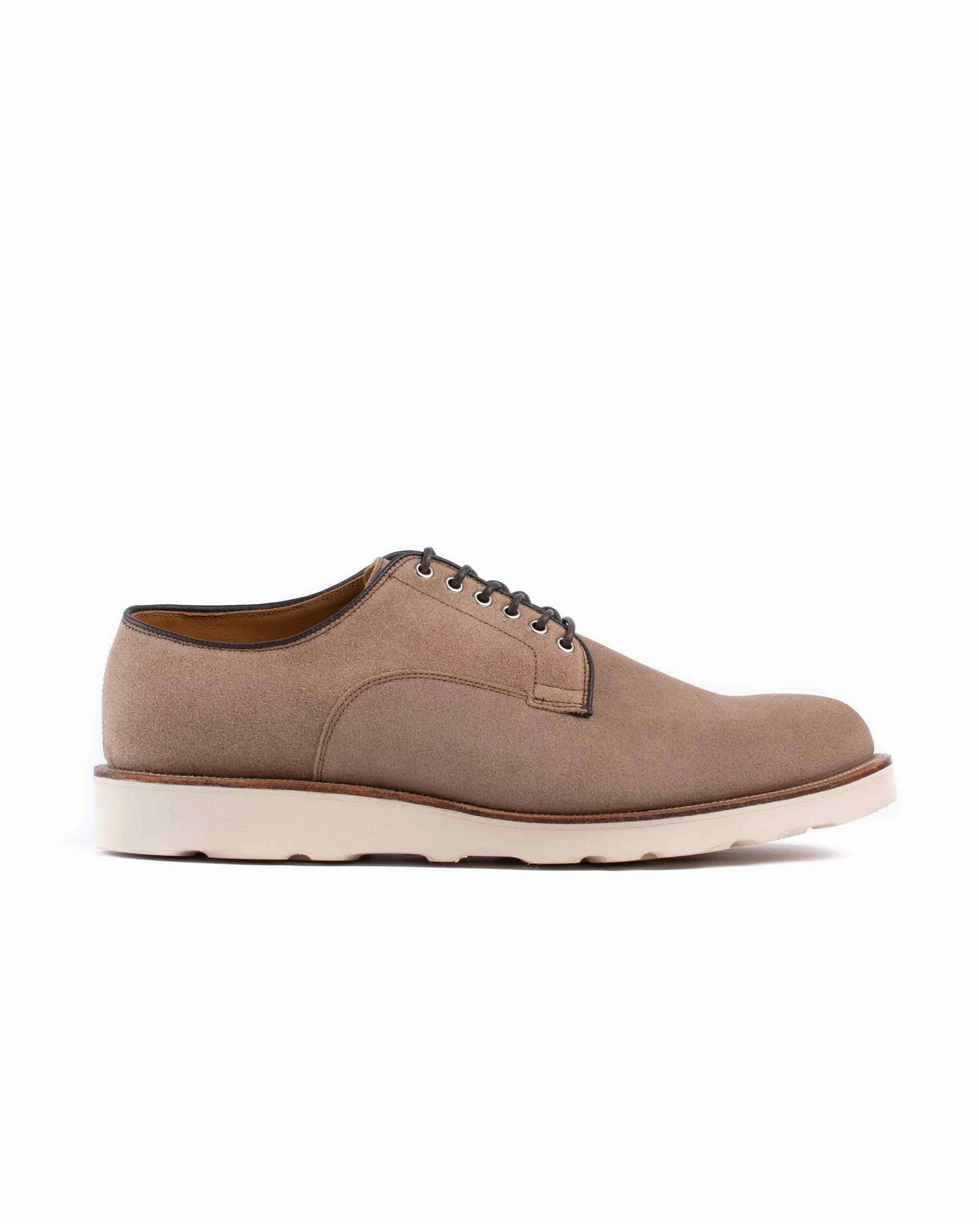 Viberg Natural Chromexcel Roughout Derby Shoe Weekend Casual