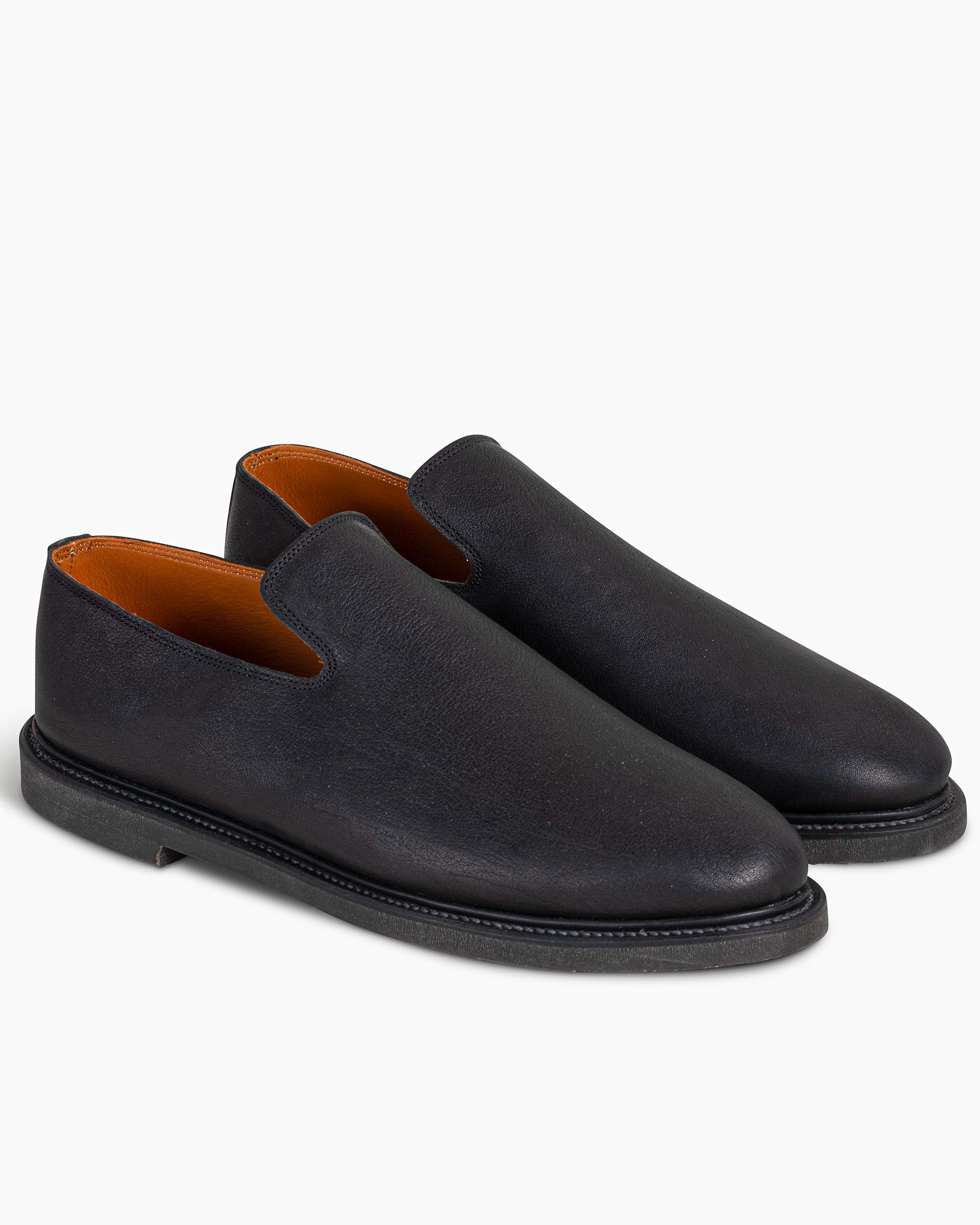 Workout Energy Walk Viberg Slipper Nero Washed Kangaroo