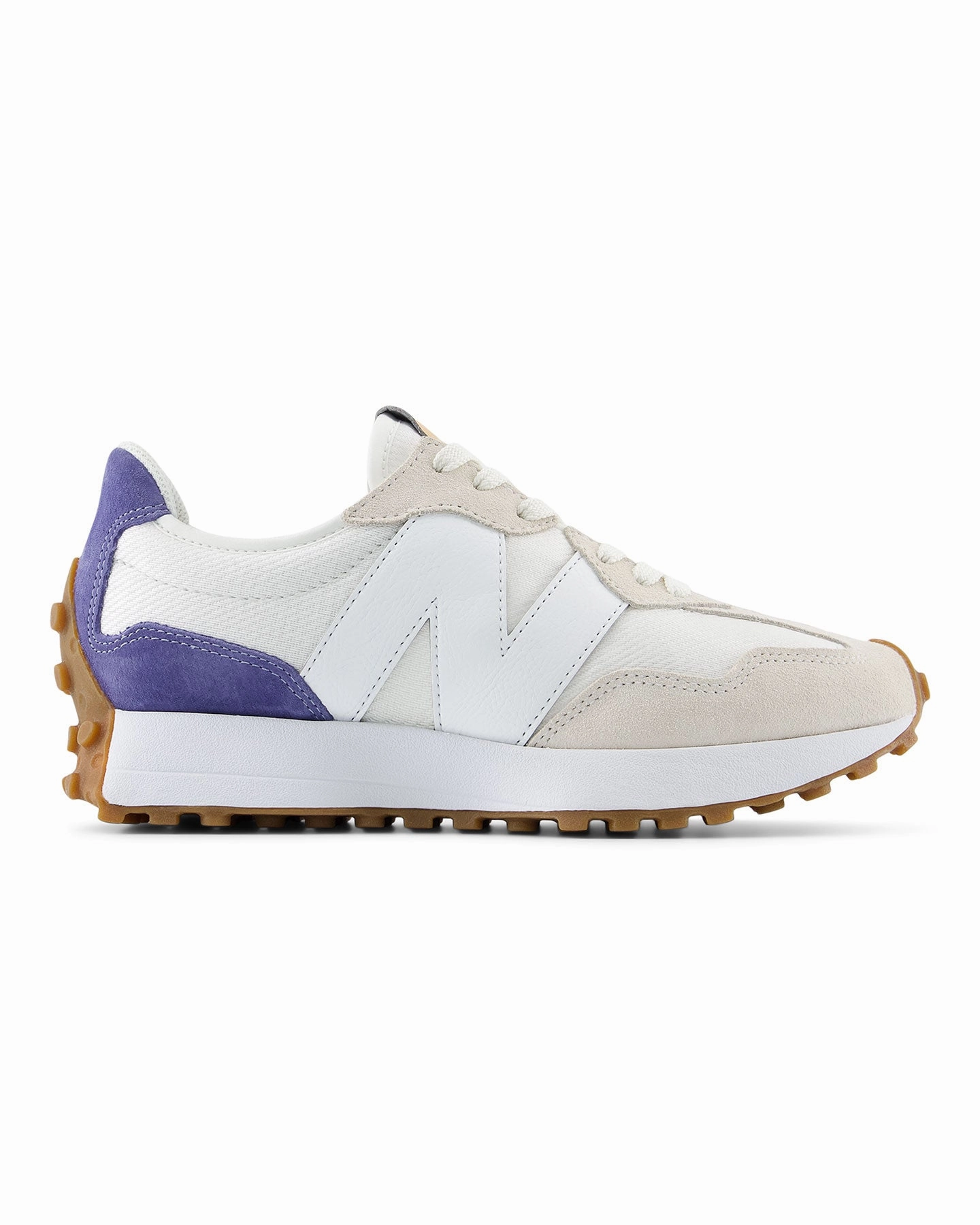 Women's New Balance 327 - Linen / Dream State Bacterial Resistant Lining Vamp Reinforcement