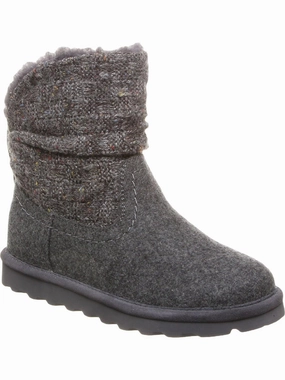 Tokyo Mode Comfortable Footbed Virginia Womens Sheepskin Winter Boots