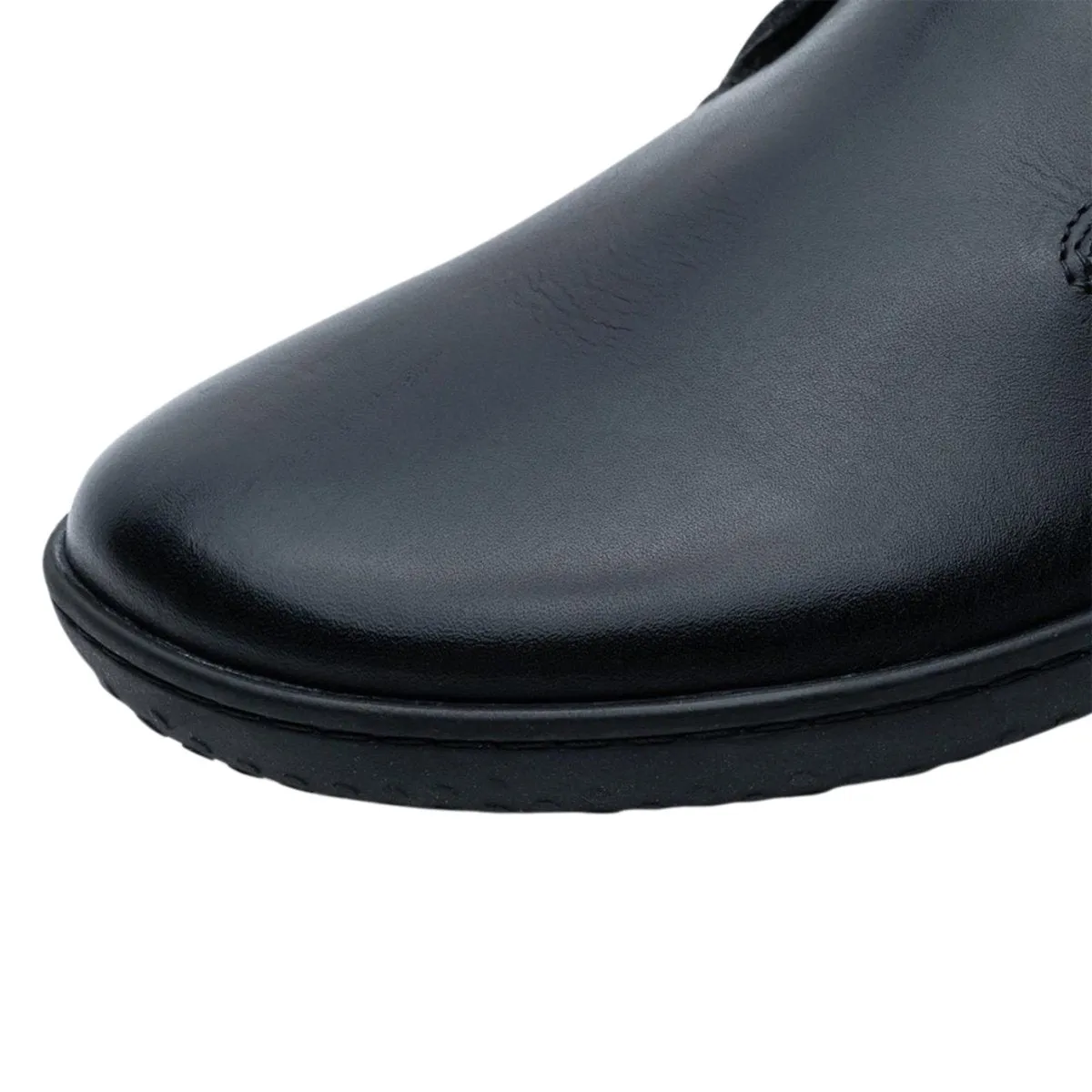 Anti Odor Night Travel Walk Support Vivo Barefoot Men's Gobi Lux Obsidian Leather