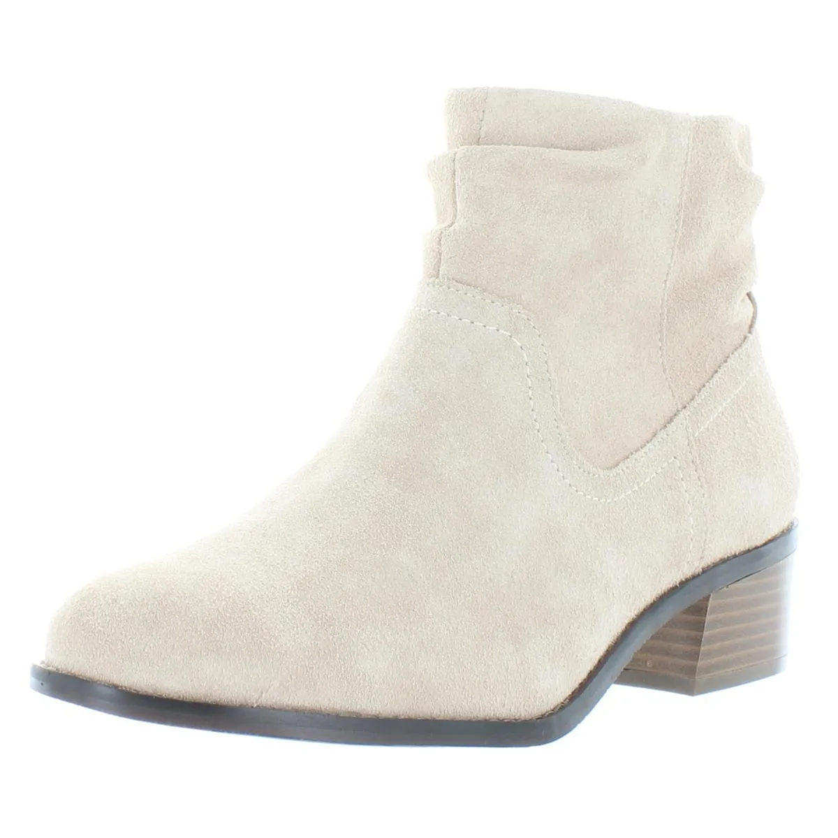 Minimal Impact Functional Style Kanela Womens Suede Slouchy Ankle Boots