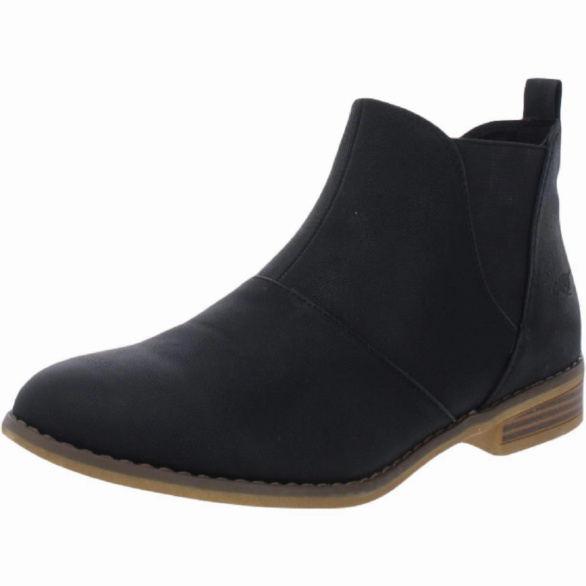 Maylon Womens Faux Leather Booties Chelsea Boots Patent Glow well-made