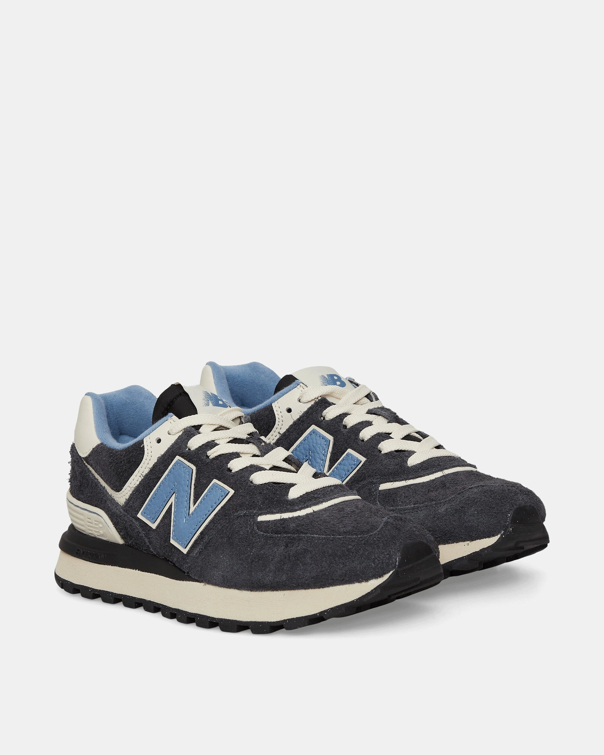 574 LEGACY Sneakers Dark Grey / Blue Structured Design