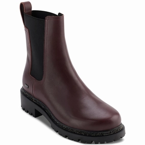 Rick Womens Leather Chelsea Boots Anti Odor Rural Traveler Gold Shine