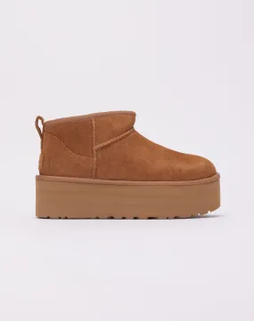 UGG Classic Ultra Mini Platform Boots Slip Resistant Rural Traveler Pure Joy