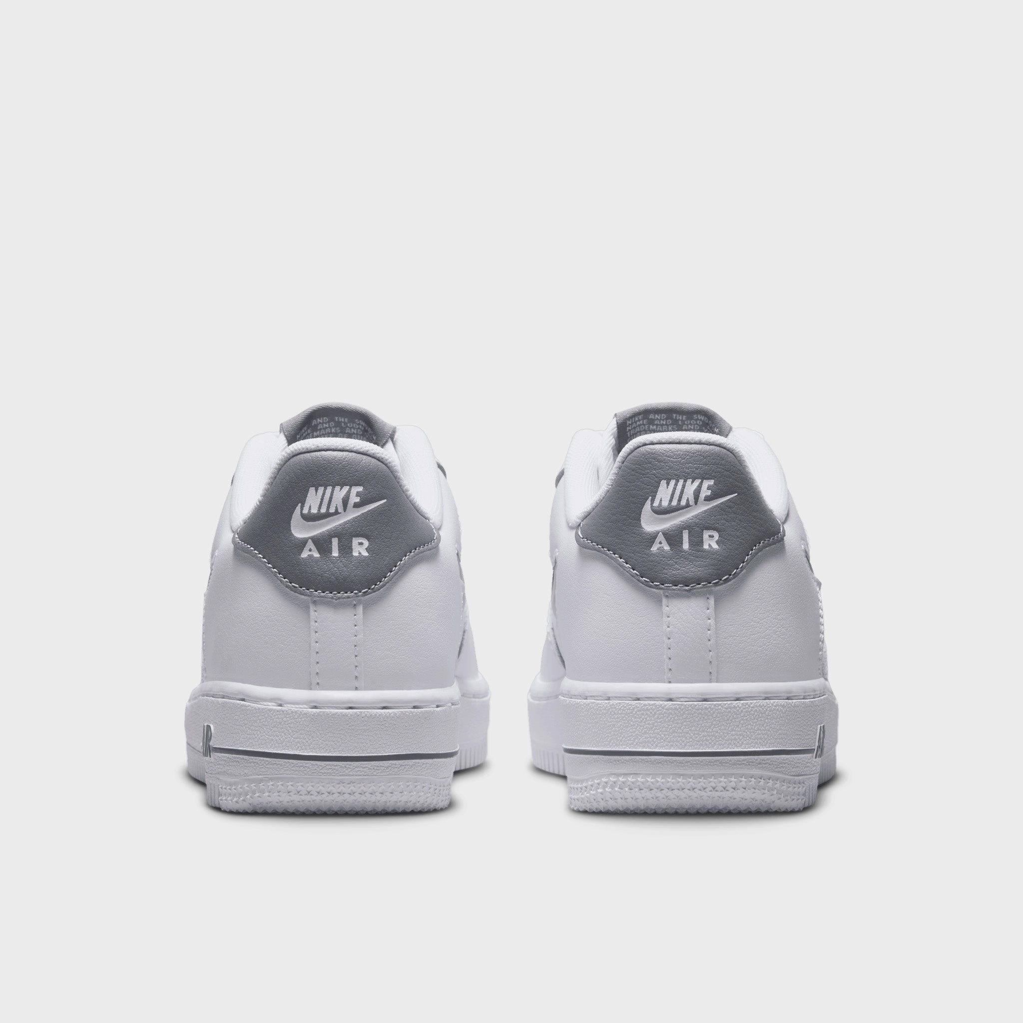 Knit Upper Nike Air Force 1 GS White / Smoke Grey