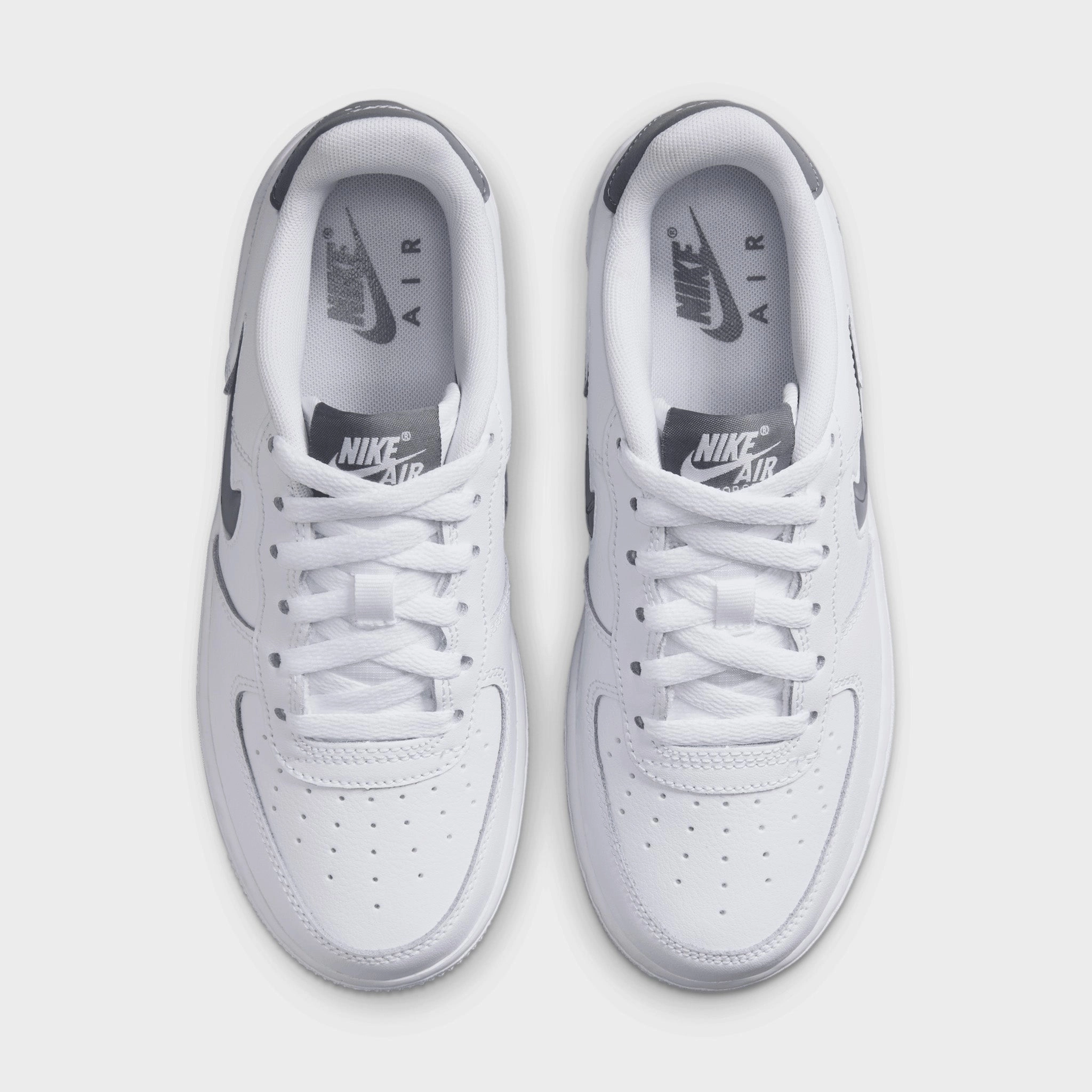 Maximum Speed Nike Air Force 1 GS White / Smoke Grey