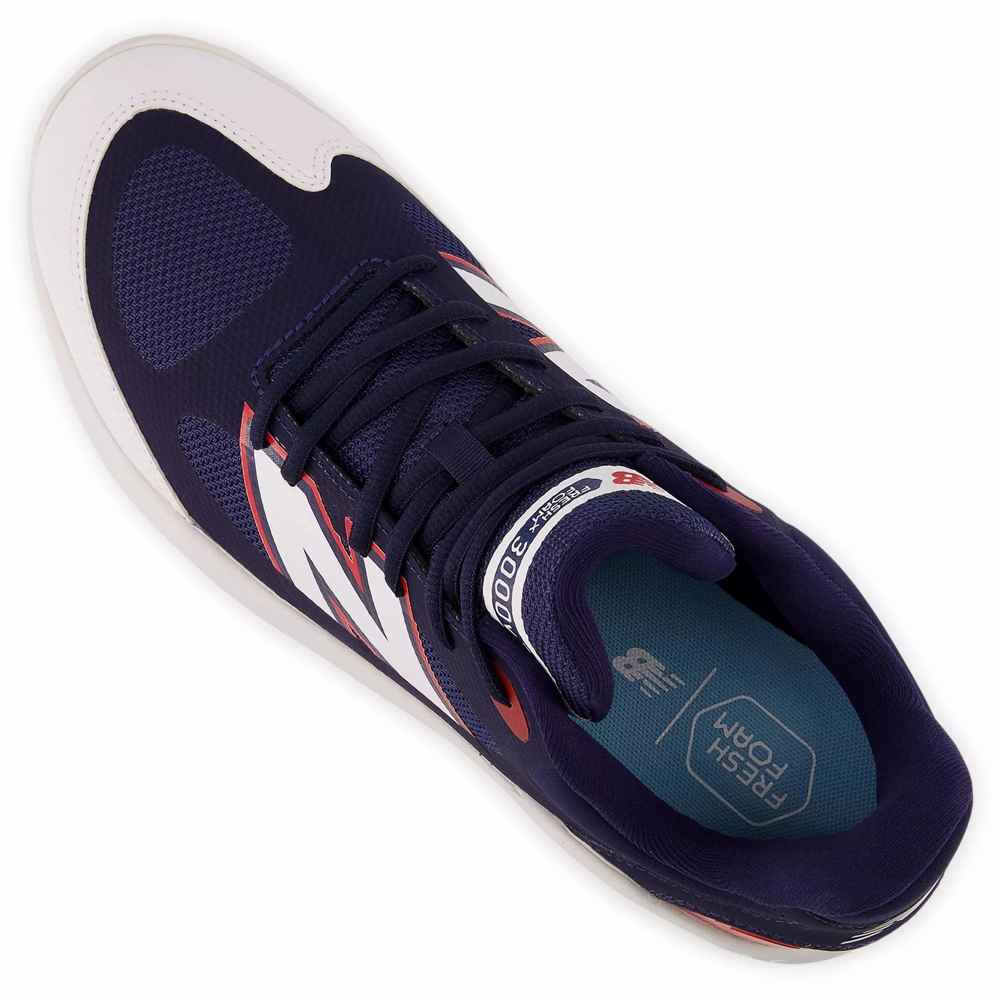 New Balance Men's Fresh Foam 3000 v7 Turf Baseball Shoes - Navy/White/Red - T3000RB7 morning run shoes