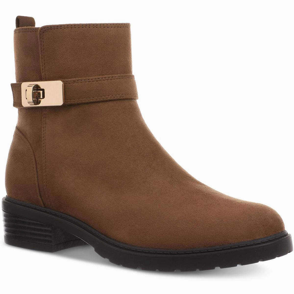 Womens Embellished Man Made Ankle Boots Thermal Core Weekend Camping Stable Support Windy Weather