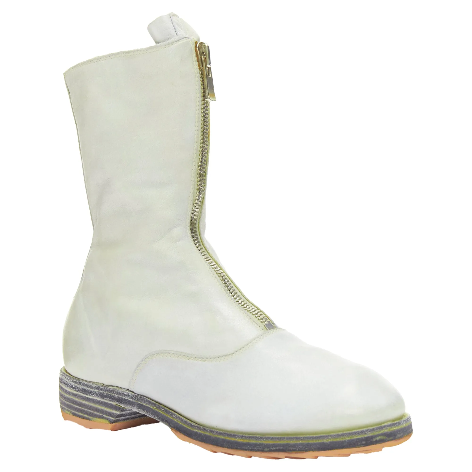 Extreme Comfort GUIDI tumbled washed soft leather zip boot