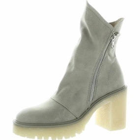 LaceUp Womens Zipper Mid-Calf Boots