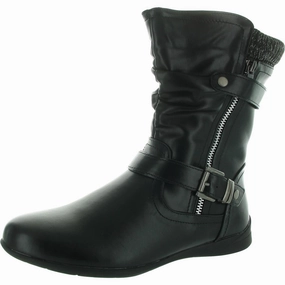 Womens Lined Winter & Snow Boots Hiking Wide Cut