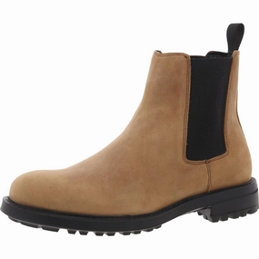 Flexible Comfort Womens Mixed Media Nubuck Chelsea Boots