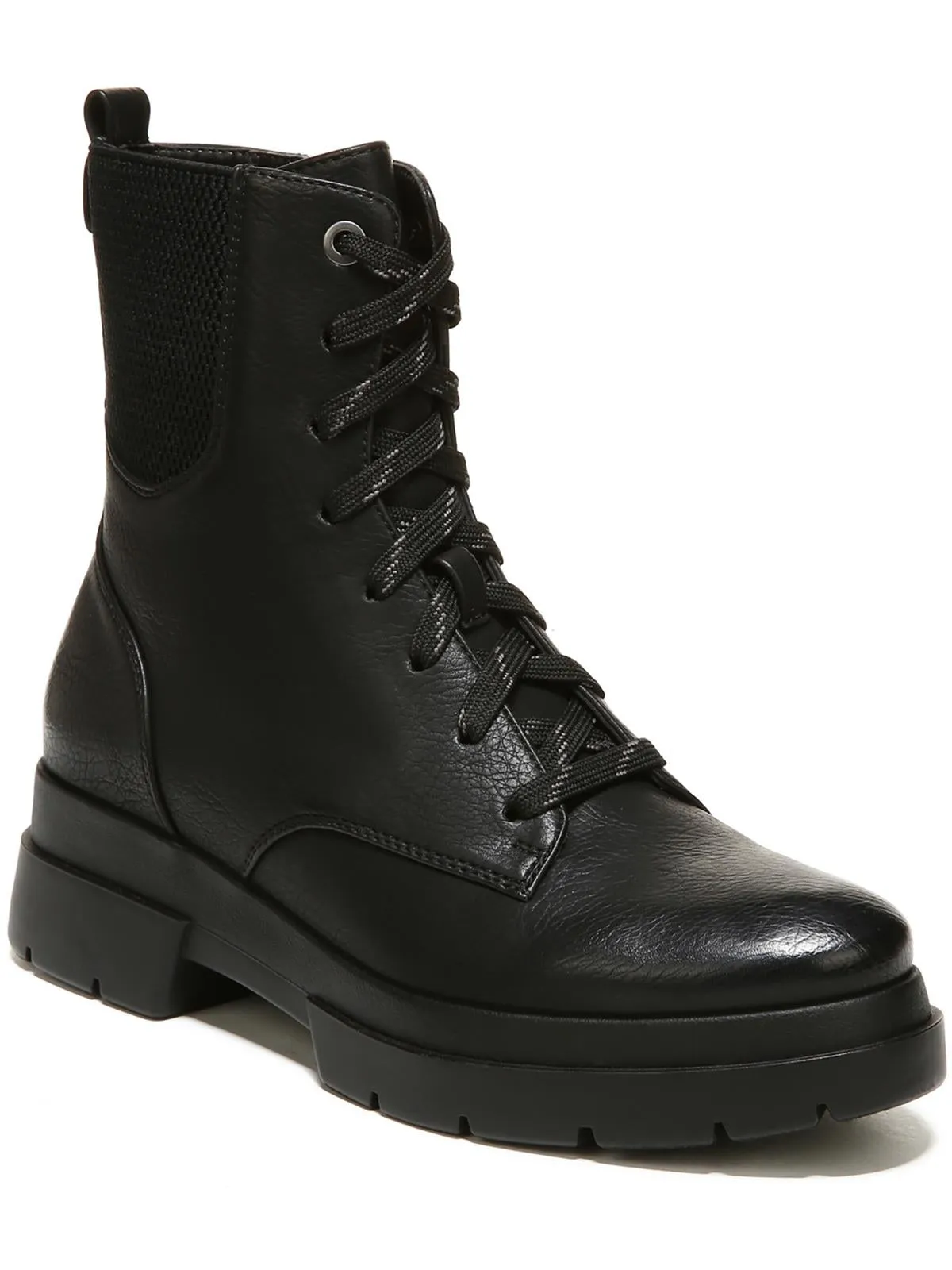 Cushioned Step Snowy Path Travel Ready Ozzy Womens Faux Nubuck Lace-Up Combat & Lace-up Boots