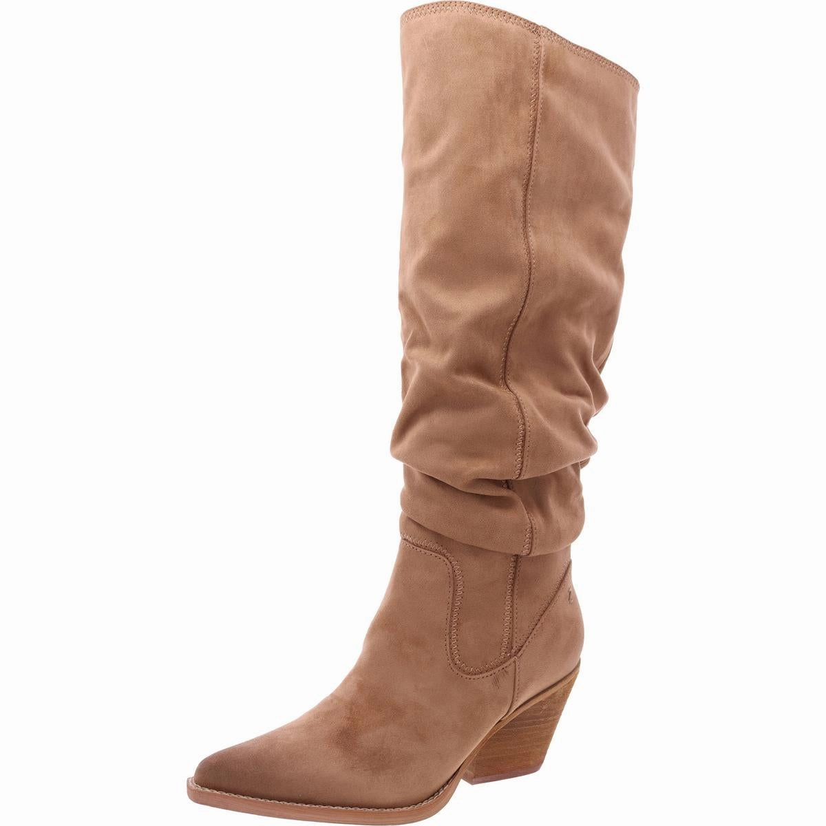Riau Womens Faux Leather Wide Calf Knee-High Boots Comfy All Sporty Vibe