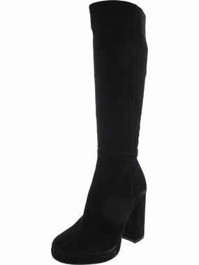 Comfortable Grip Marcello Womens Suede Mid-Calf Boots