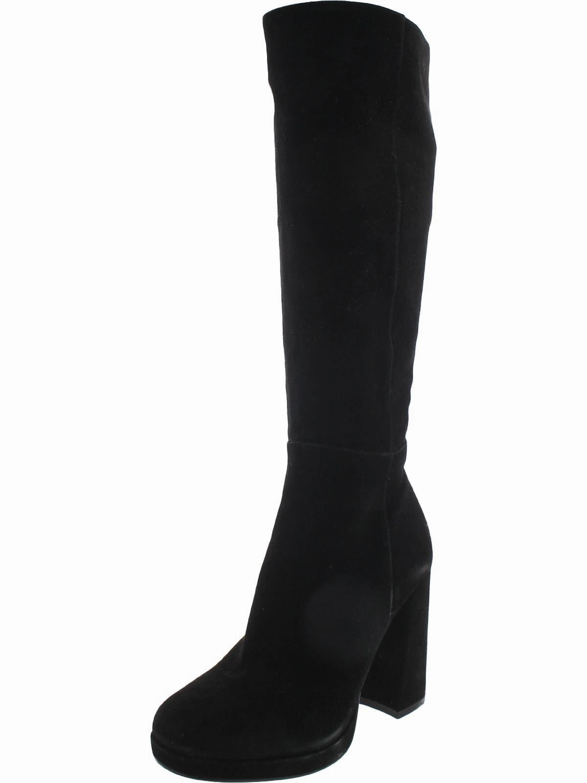 Comfortable Grip Marcello Womens Suede Mid-Calf Boots