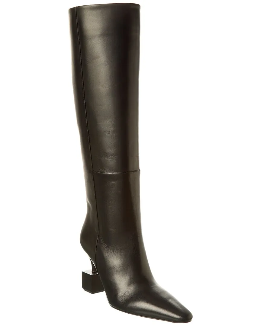 Fleece Soft Jacquemus The Bisou Leather Knee-High Boot