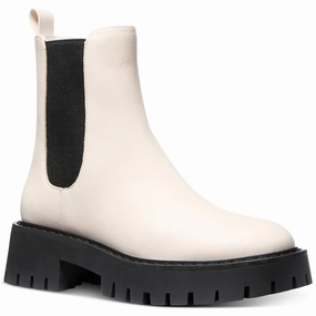 High Lift Womens Colorblock Leather Booties