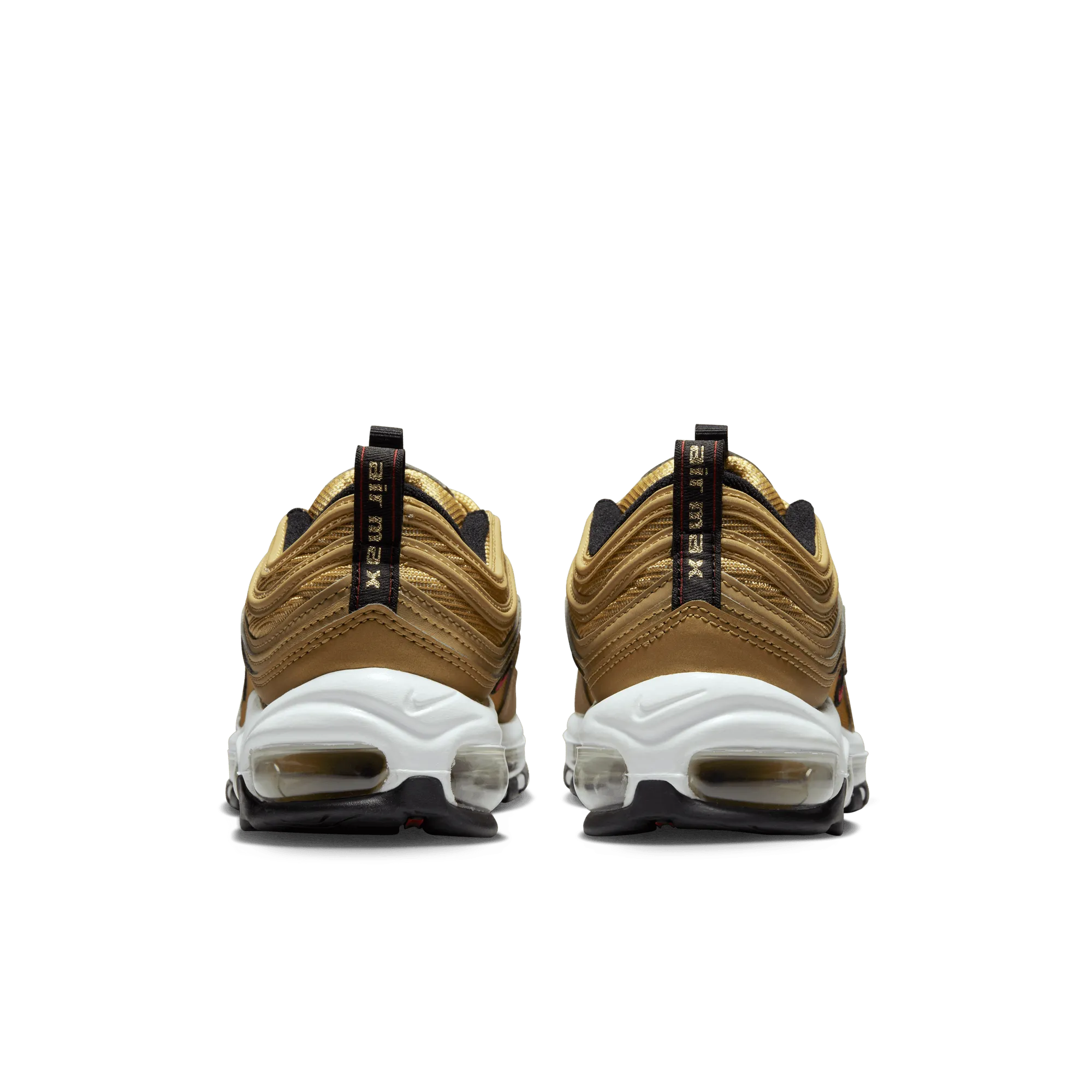 Comfortable Wear Energy Returning Heel Womens Nike Air Max 97 'Metallic Gold'