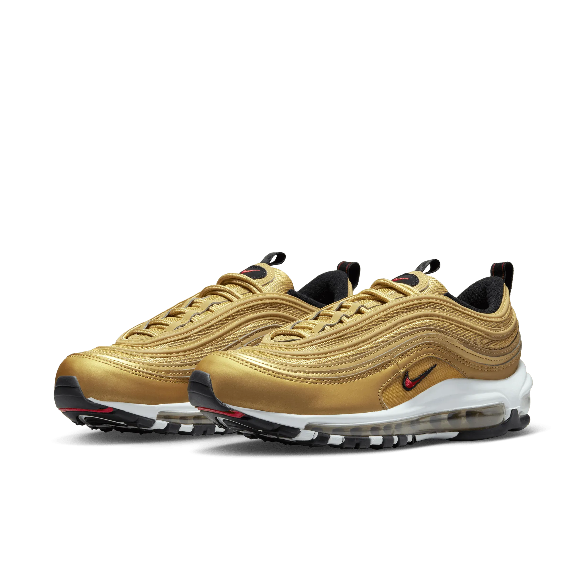 Womens Nike Air Max 97 'Metallic Gold' Airflow Circulation Channels