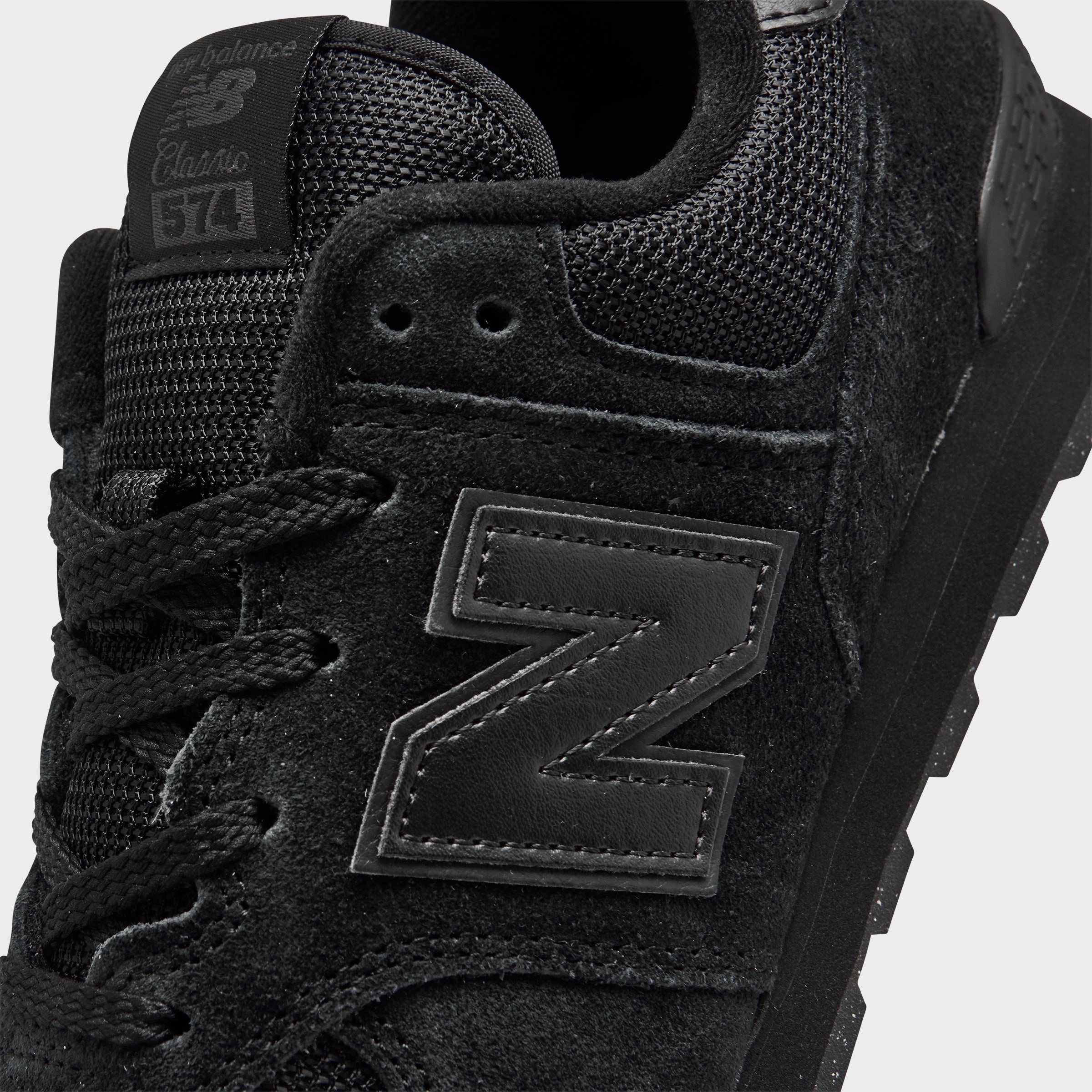 swimmers' shoes New Balance Juniors' 574 / Black