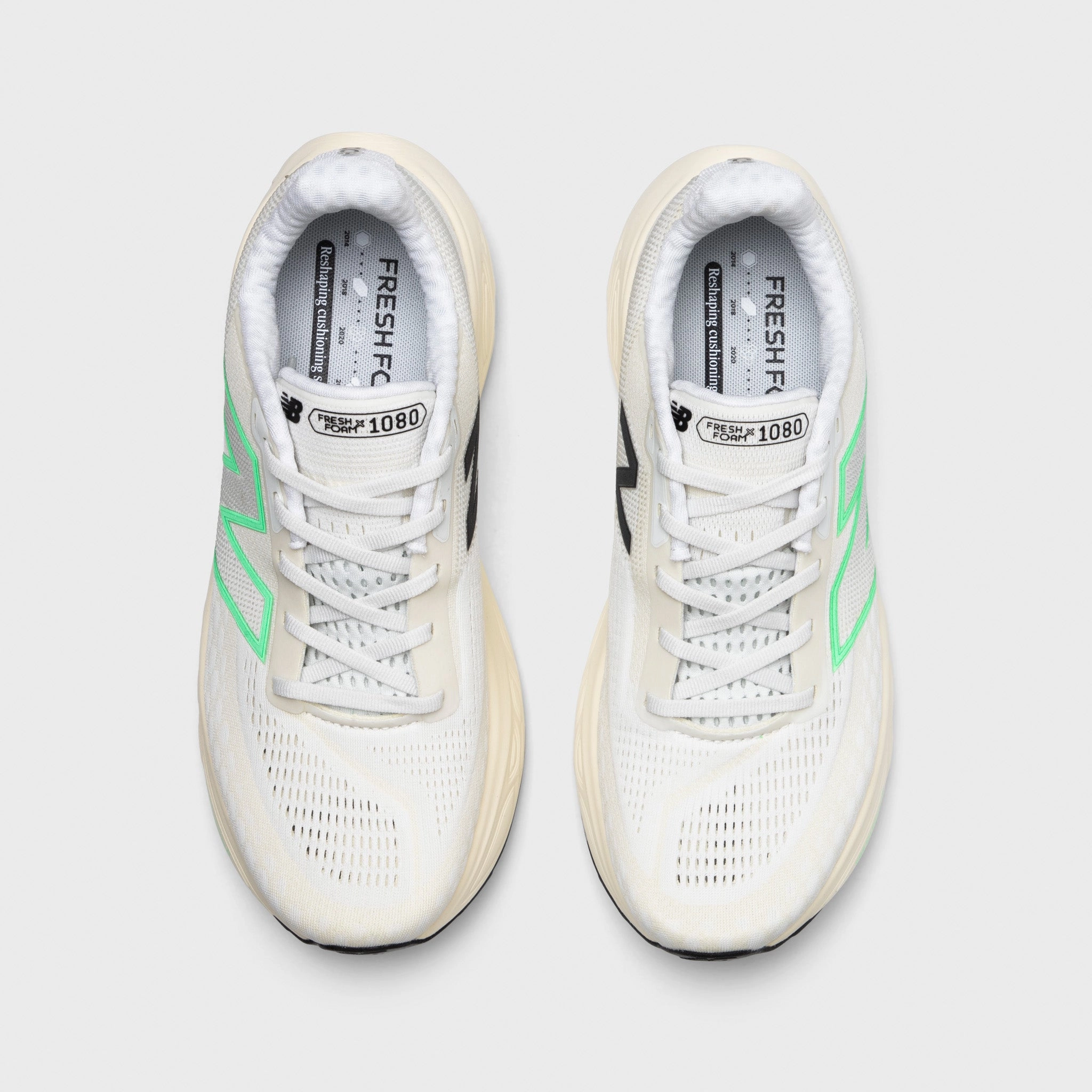 Foot - care Strength training New Balance Fresh Foam 1080v14 White / Lime Leaf