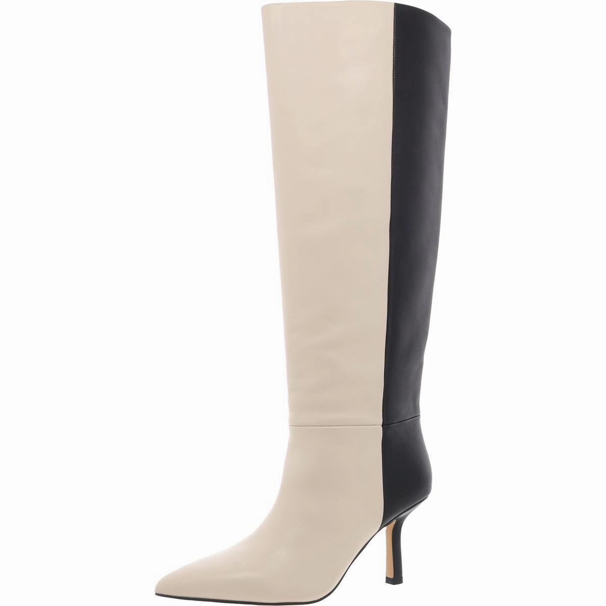 Tough Exterior Bryn Womens Two Tone Leather Knee-High Boots
