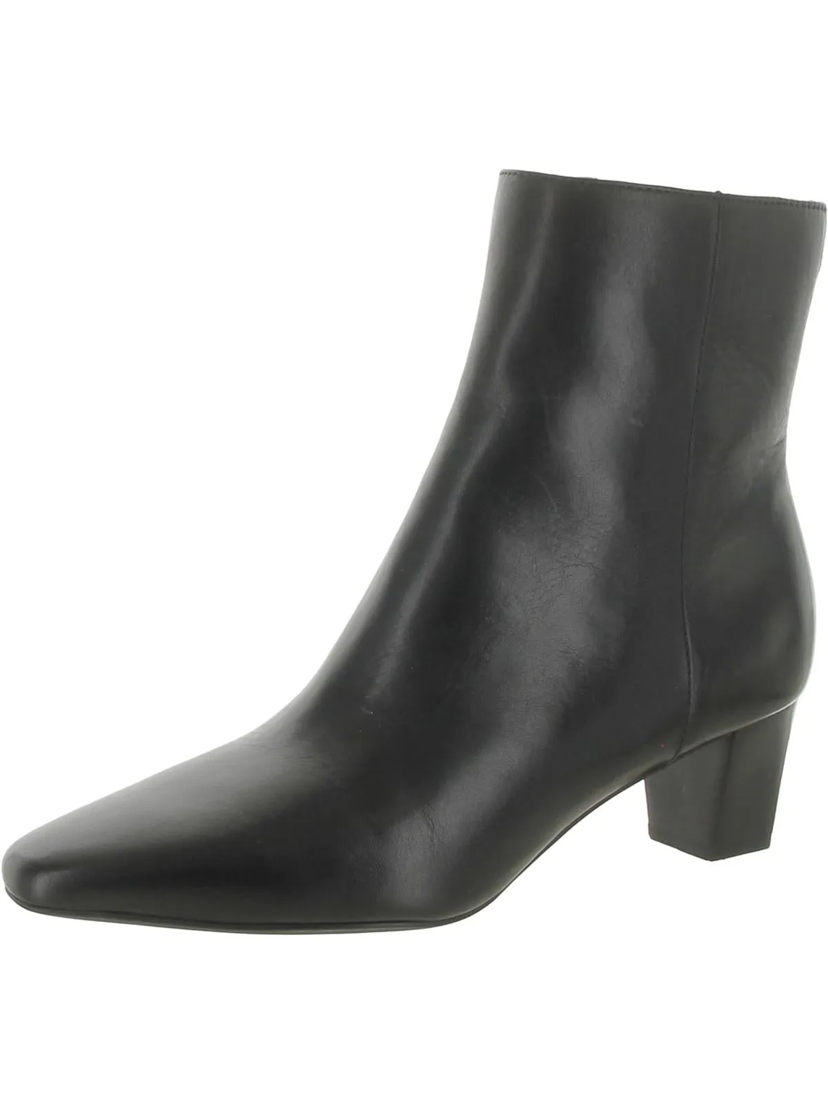 Willa Womens Leather Ankle Boots Casual Comfort