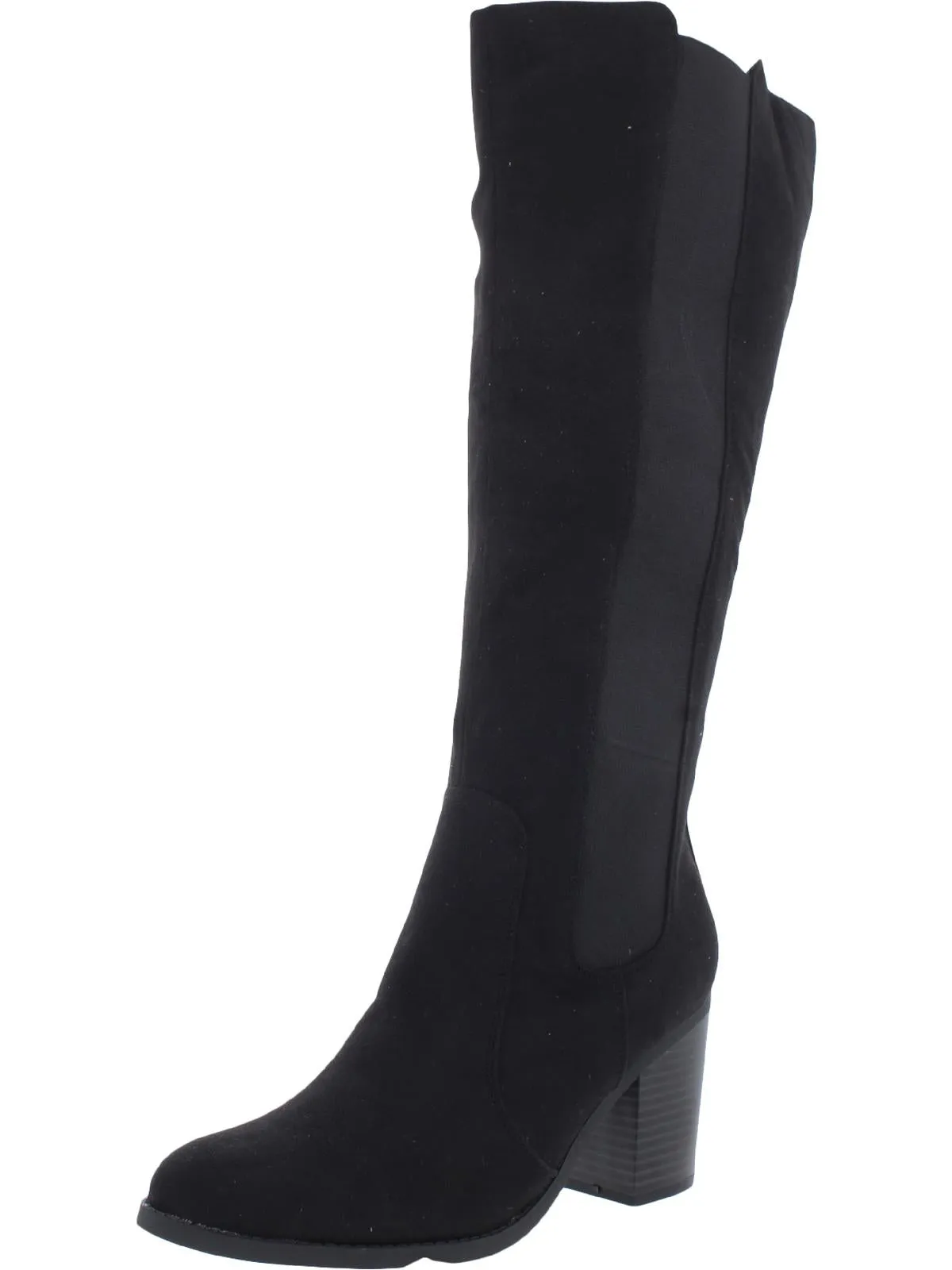 Willetta  Womens Zipper Pull On Knee-High Boots Party time