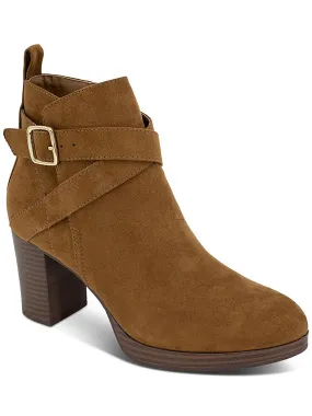 Durable Shell Adventure Journey Rugged Built Night Travel Womens Faux Suede Zipper Booties