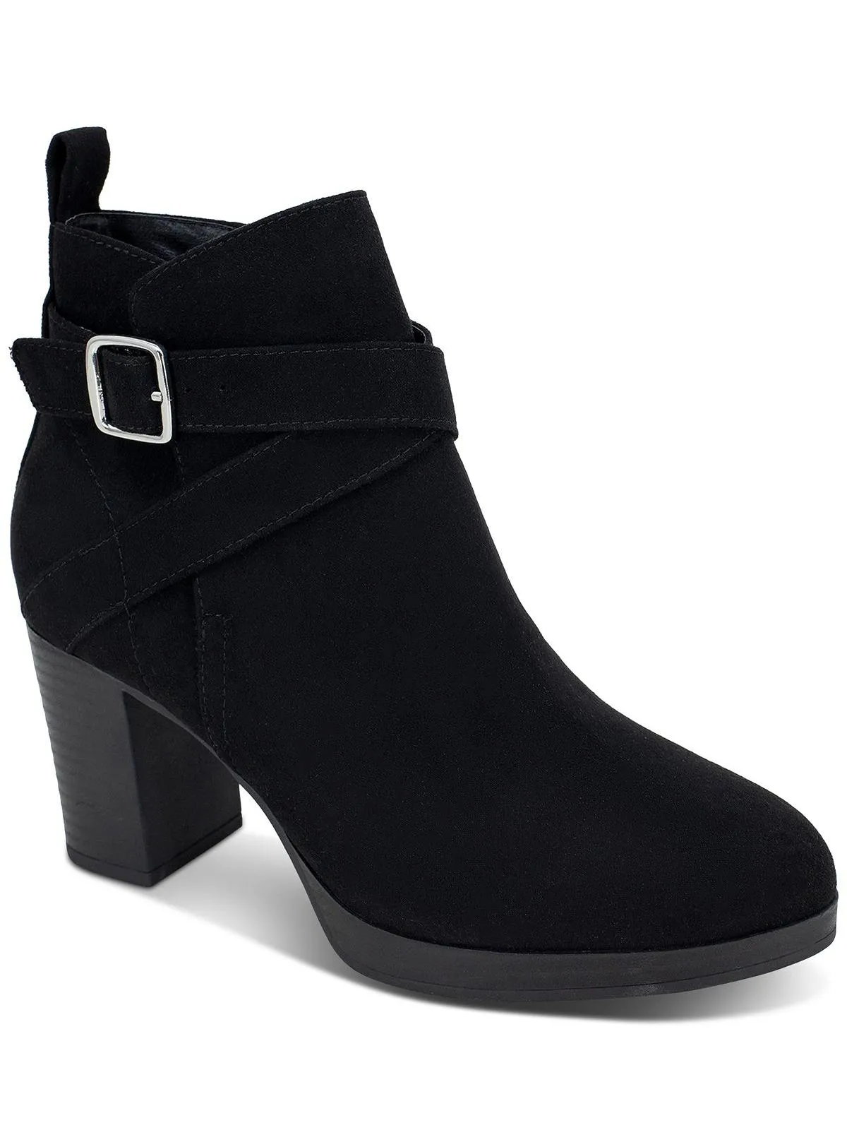 Womens Faux Suede Zipper Booties Breathable Comfort Seeker Versatile Outfit