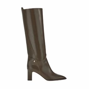 Ferragamo Torris 70 Women's Boots Green Easy to Wear Grippy Outsole Mountain Hike