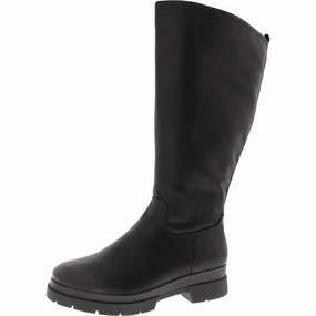 Pure Joy Cozy Footwear Orchid Womens Faux Leather Padded Insole Knee-High Boots