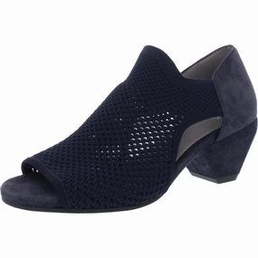 Minimalist Style Seamless Comfort Weather Resistant User Wink Womens Suede Peep-Toe Shooties