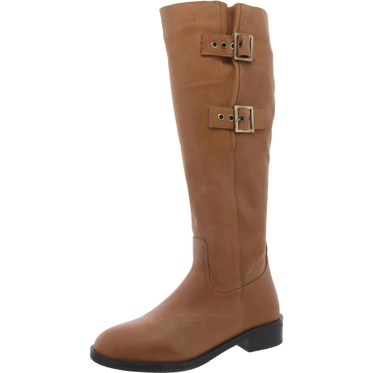 Multi Terrain Protective Finish Rough Trail Hiker Jaymes Womens Leather Block Heel Knee-High Boots