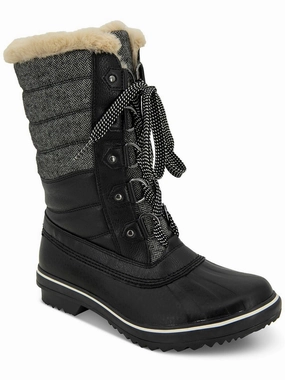 Athletic Edge Siberia  Womens Cold Weather Leather Winter & Snow Boots