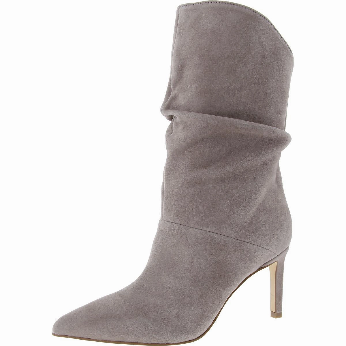 Angi Womens Suede Padded Insole Booties Slip-Resistant Sole