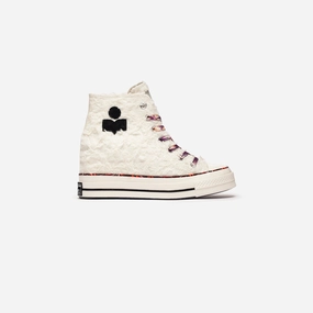 Zero Drop Sole Configuration Sneakers Smooth Soles Wmns Chuck 70 Wedge Hi