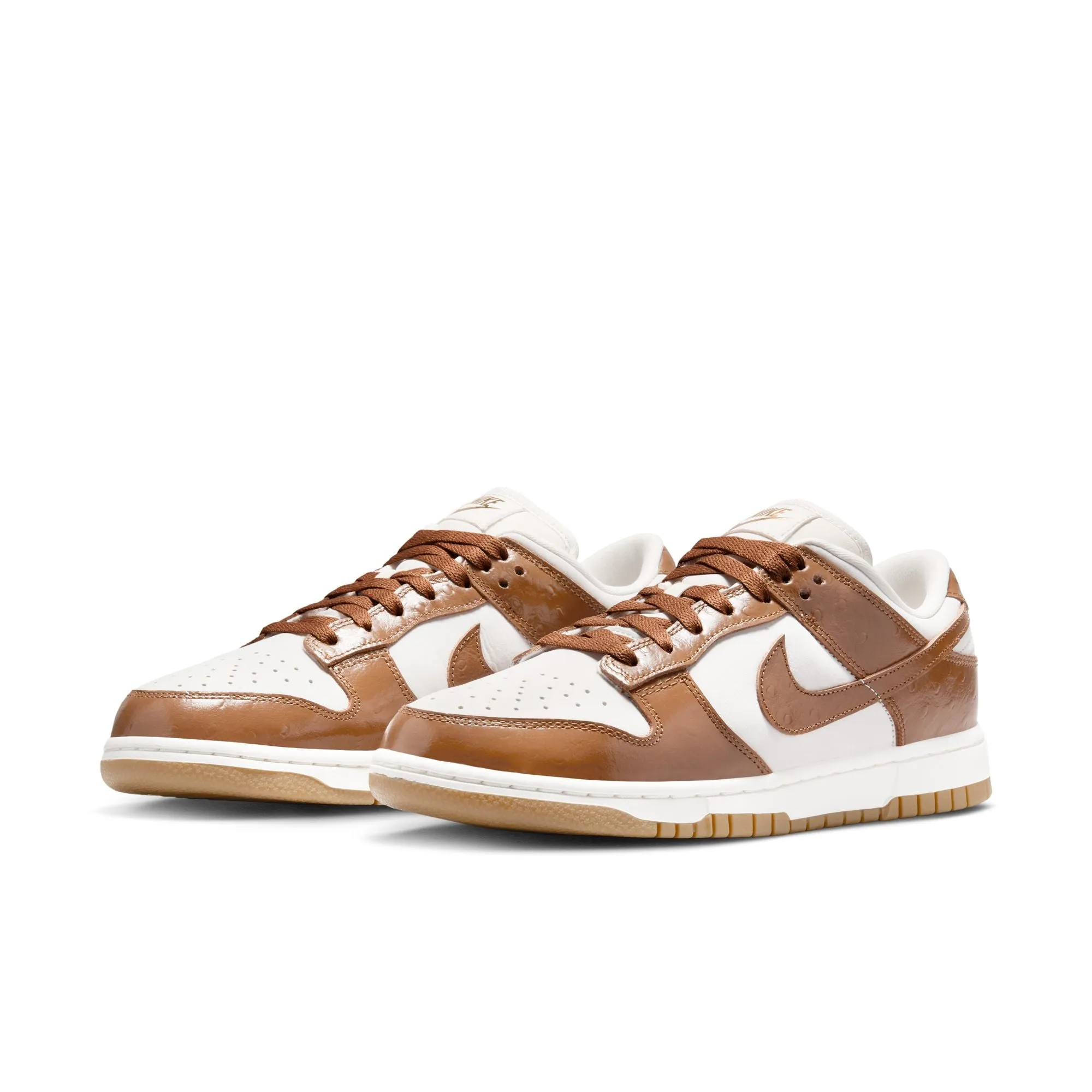 Knit Surface Women Nike Dunk Low LX 'Brown Ostrich'