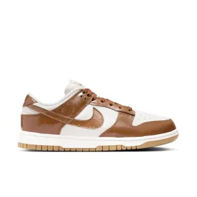 Dual Tone Women Nike Dunk Low LX 'Brown Ostrich'