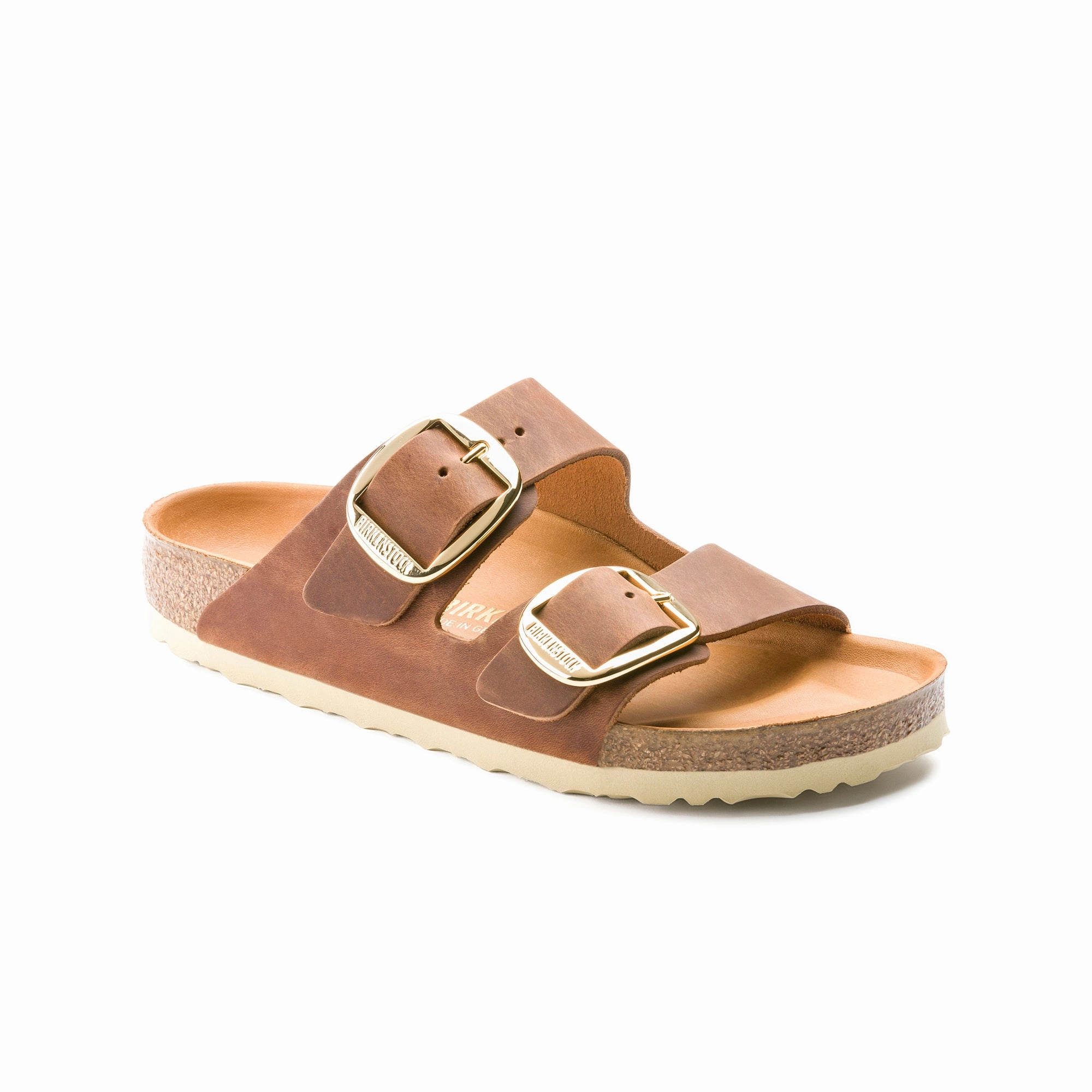 Leather Women's Arizona big Buckle Cognac 1011072