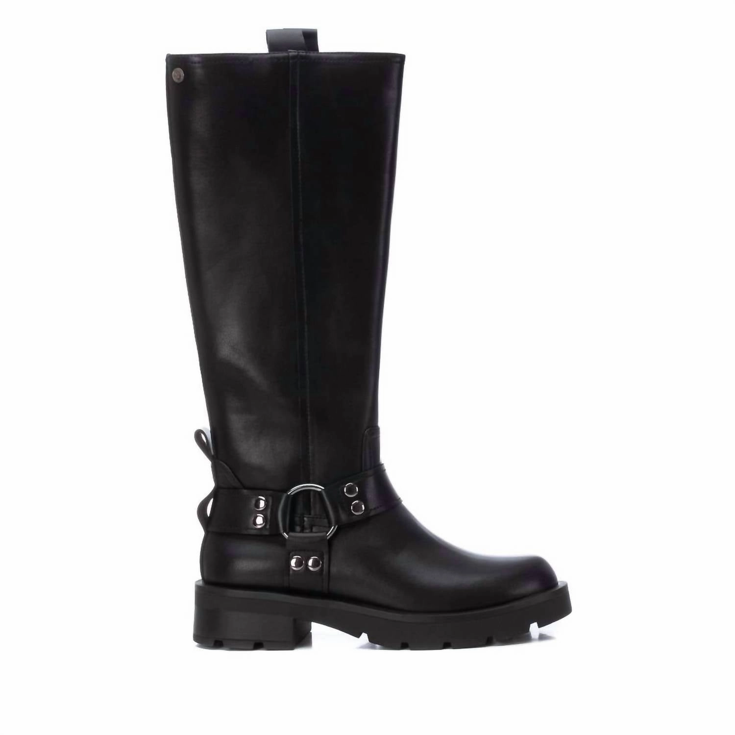 Breathable Comfort Seeker Rugged Built Night Travel Women's Biker Boots In Black