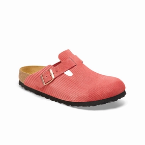 Effortless Fit Tailored ease Women's Boston Suede Embossed Sienna Red 1026167