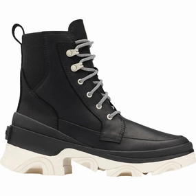 Women's Brex Boots In Black Chalk Low Profile Rainy Day Commuter