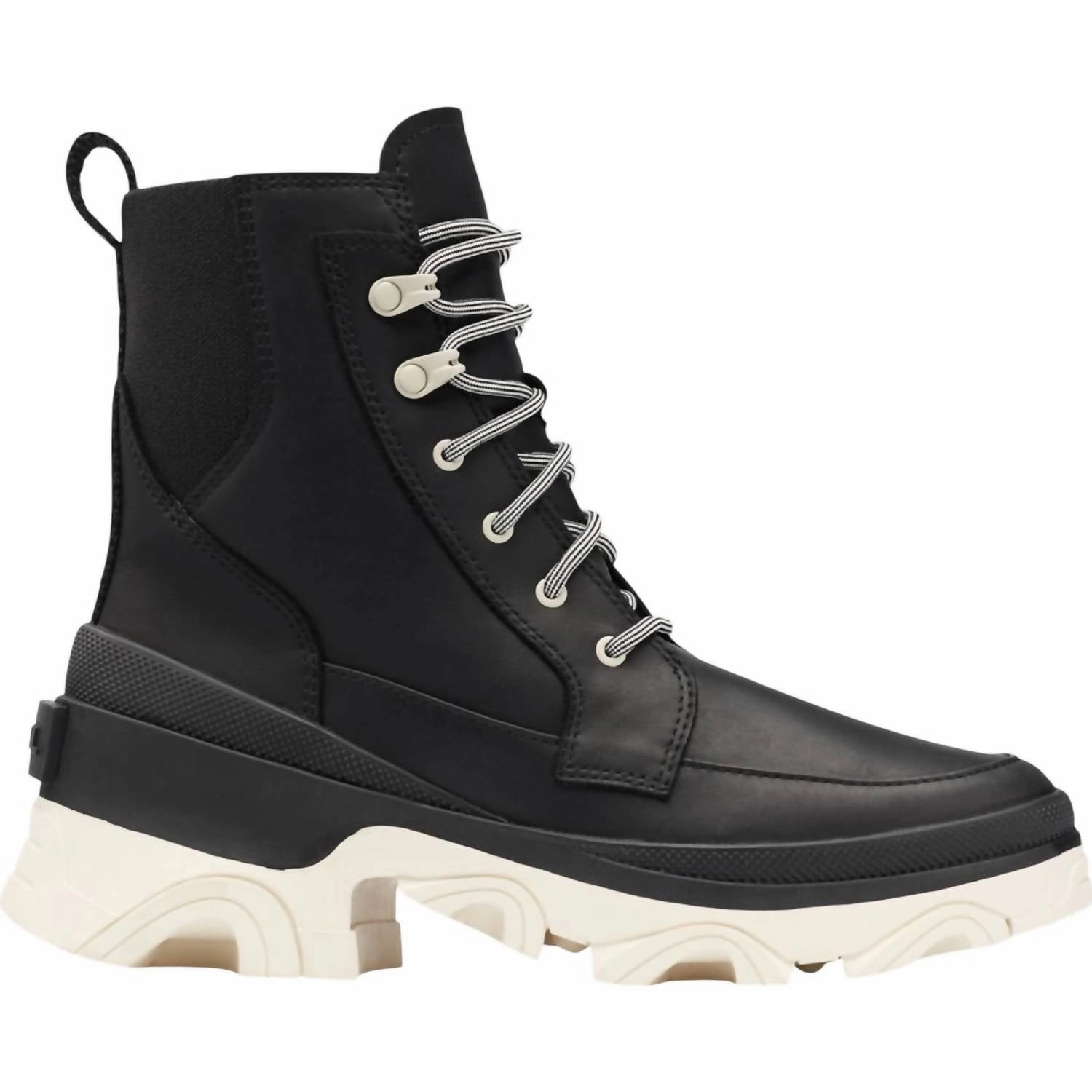 Women's Brex Boots In Black Chalk Low Profile Rainy Day Commuter